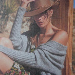 FIRM New Minnetonka Outback Distressed Leather Hat S Brown